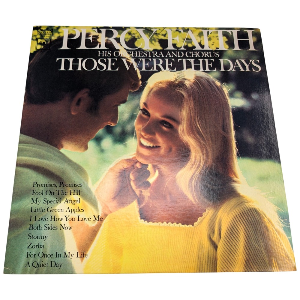 Percy Faith Those Were the Days Columbia CS9762 Stereo Vinyl LP 1969